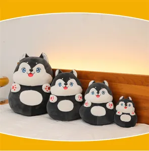 Mignon animal en peluche husky poupée oreiller doux animal chiot cadeau enfants pour petite amie