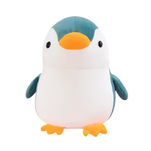 Cute cartoon penguin plush toy soft stuffed animal doll for kids ocean theme decoration