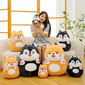 Mignon Shiba Inu Husky Chien Peluche Animal En Peluche Doux Oreiller