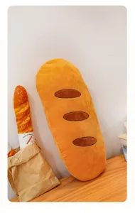 Frans stokbrood pluche knuffel zacht slaapkussen schattige kinderpop verjaardag cadeau