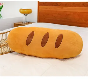 Leuke baguette pluche kussen, zachte gevulde broodpop voor kinderslaapkamer en comfortabel