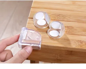 Paraspigoli trasparenti per tavoli, protezioni angolari di sicurezza per mobili bambini.