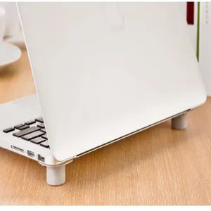 Vue détaillée des supports de refroidissement pour ordinateur portable avec design ergonomique.