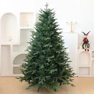 Künstlicher Weihnachtsbaum PE PVC Gemischt Hohe Dichte Kiefernnadel Baum Grün Unbeleuchtet Weihnachtsbaum Dekor
