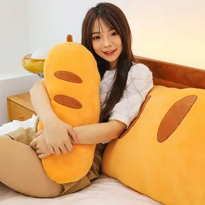 Baguette pluche kussen schattig brood knuffel zacht kussen voor kinderen slaapkamer decoratie