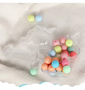 Transparente Plastik Einhorn Bonbondoese Kinder Spielzeug Aufbewahrungsbehaelter Party