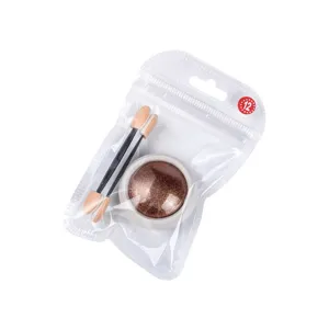 Set di polvere per unghie a specchio DIY con pennello applicatore in bustina per nail art