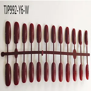 Wholesale short square round false nail tips set, unoiled press on nail sprue display.