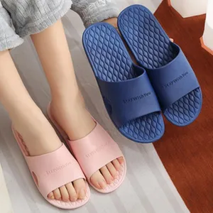 Unisex Non Slip Soft Sole EVA Slippers Couple Indoor Bathroom Home Shower Sandals Anti Slip House Shoes