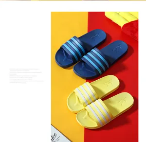 Household anti-slip slippers for women and men, soft bottom shower bathroom sandals summer