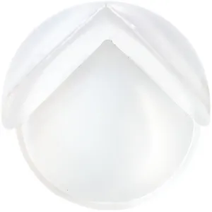 Paraspigoli in silicone trasparente per tavoli, protezione antiurto spessa bambini.