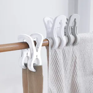 Huishouden Plastic Grote Dekbedclips Winddichte Wasnijknijpers Multifunctionele Sterke Kleding Drogen Clips Laken Bevestiging Clips
