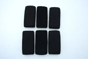 Black magnetic whiteboard eraser set school office supply dry wipe cleaner tool 6pcs pack