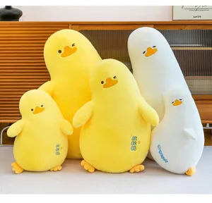 Leuke eend pluche kussen speelgoed zachte pop bankdecoratie perfect verjaardagscadeau voor kids