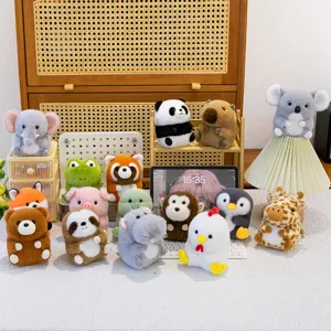 Süßes Tier Plüschtier Stoffpuppe Wasserschwein Dinosaurier Panda Weiches Plüschtier Tischdekoration Kindergeschenk