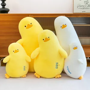 Schattig eend pluche kussen speelgoed zacht gevuld dier bankdecoratie verjaardagscadeau