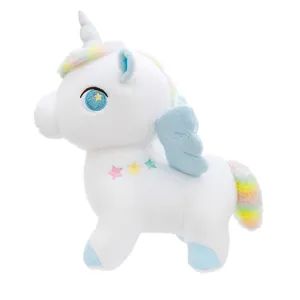 Peluche unicorno arcobaleno pegaso bambola di stoffa simpatico animale cartone animato
