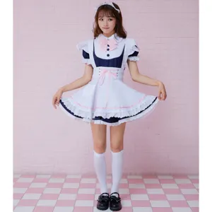 Classic Japanese maid costume cosplay uniform for anime, theme party, and Halloween events.