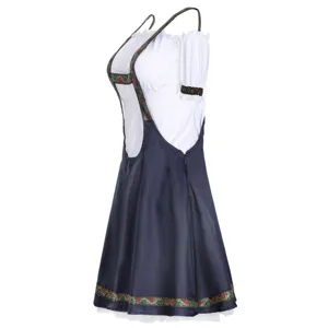 German Oktoberfest dirndl dress traditional Bavarian maid costume for women festival party.