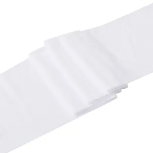 White stocking top band fabric detail showcase, premium elastic trim texture view.
