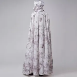 Cape de sorcière costume cosplay Halloween longue robe à capuche fête spectacle théâtral