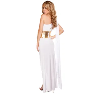 Sexy Greek goddess costume medieval Athena cosplay dress Halloween party stage performance outfit