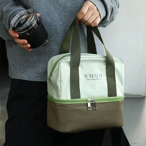 Borsa termica a doppio strato con grande capacità per pendolari e ufficio quotidiano