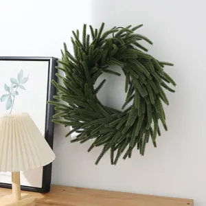 Artificial Norfolk Pine Garland Fake Greenery Pine Needles Vine For Christmas Home Wall Decor Holiday Party Hanging Plant