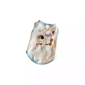 Gilet de chien de compagnie teckel mignon printemps vêtements pour petits chiens