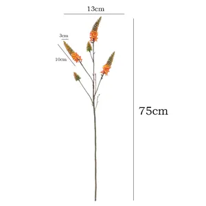 Tallo de flor de salvia artificial rama falsa de jacinto para decoracion del hogar