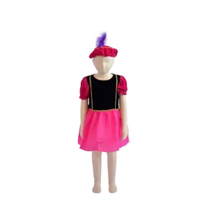 Kinder Mädchen Halloween Party Cosplay Kostüm Kleid Und Hut Set Kinder Ausgefallen Bühne Performance Urlaub Outfit