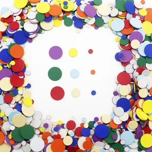 Colorful Assorted EVA Foam Round Stickers DIY Craft Sticky Foam Dots Set For School Art Projects Handmade Decor