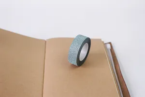 Glitter washi tape for DIY journaling, scrapbooking, and creative craft decoration projects.