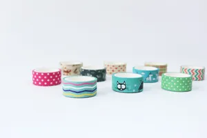 Decorative washi tape sets for journaling, DIY crafts, scrapbooking and cute planner tape.