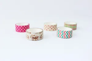 Colorful washi tape set decorative masking tape for journal DIY craft scrapbooking planner.
