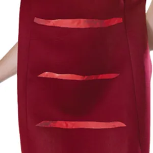Costume une piece de saucisse hot dog rouge pour fete d halloween vetement amusant