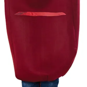 Drôle de costume de cosplay de saucisse rouge pour Halloween et fêtes à thème amusantes