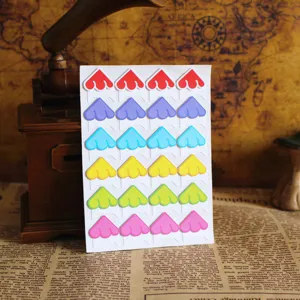Colorful DIY photo corner stickers self adhesive paper mounting corners for scrapbooking album