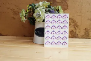 DIY paper photo corner stickers 24pcs cute fruit design for scrapbook album picture protector