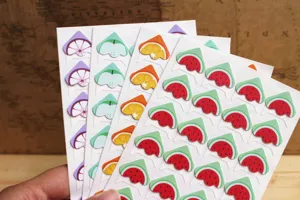 Fruit photo corners DIY scrapbooking stickers decorative paper corner protectors for photo album