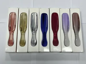 Ensemble de brosses à cheveux massantes pour cuir chevelu, usage humide et sec pour femmes.