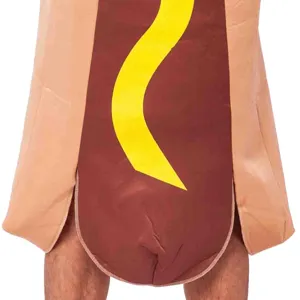 Costume de hot-dog amusant pour adultes fête Halloween cosplay spectacle scène tenue de nourriture