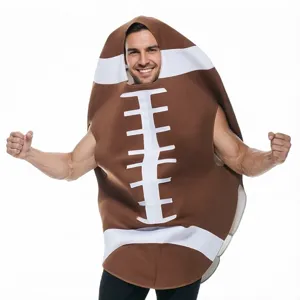 Halloween Amerikaans voetbal kostuum voor volwassenen cosplay verhoog optreden hoofdweergave