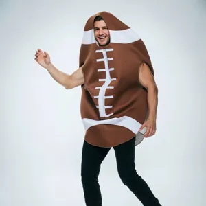 Grappig Amerikaans voetbal kostuum voor heren, perfect Halloween cosplay outfit en podiumshow.