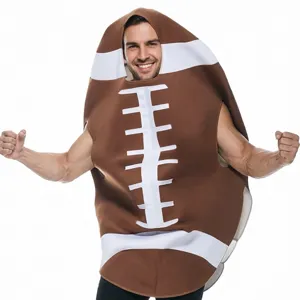 Grappig Amerikaans voetbal kostuum Halloween cosplay feest outfit mannen noviteit sport kleding