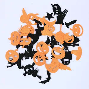 Colorful Halloween EVA Foam Stickers Glitter Self Adhesive DIY Craft Stickers For Kids Party Decoration