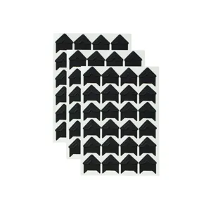 Black Kraft Paper Photo Corner Stickers For Scrapbook Picture Fixing DIY Craft Photo Album Accessories