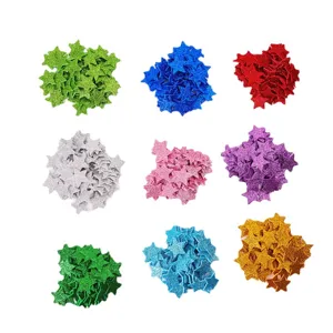 Glitzer Schaumstoff Stern Aufkleber, bunte DIY Bastelmaterialien für Kinder Haarzubehör.