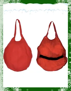 Costume de faux ventre de Père Noël accessoire rouge rembourré pour spectacle de scène