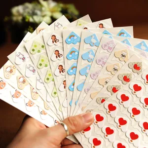 Cute Cartoon Paper Photo Corner Stickers DIY Scrapbook Album Picture Fixing Deco